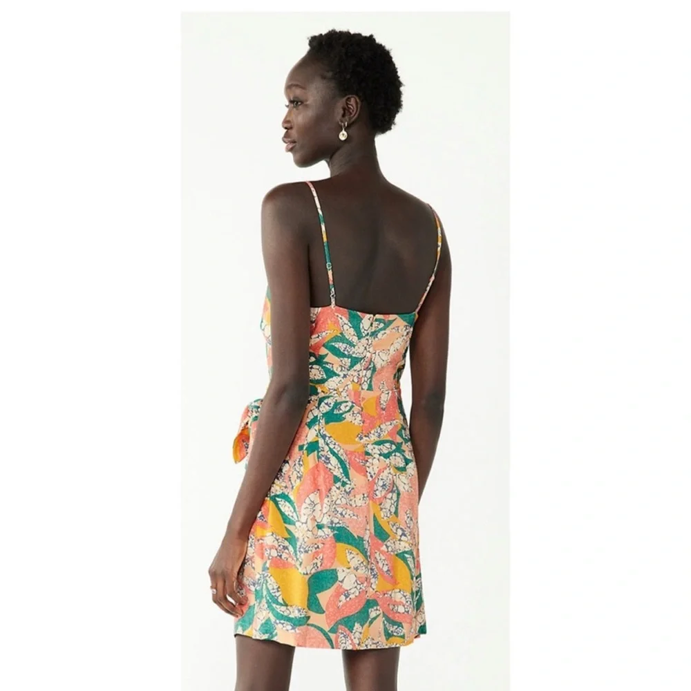 *NWT* Nine‎ West Colorful Floral Side Wrap Beachy
Dress Women's - Picture 2 of 9